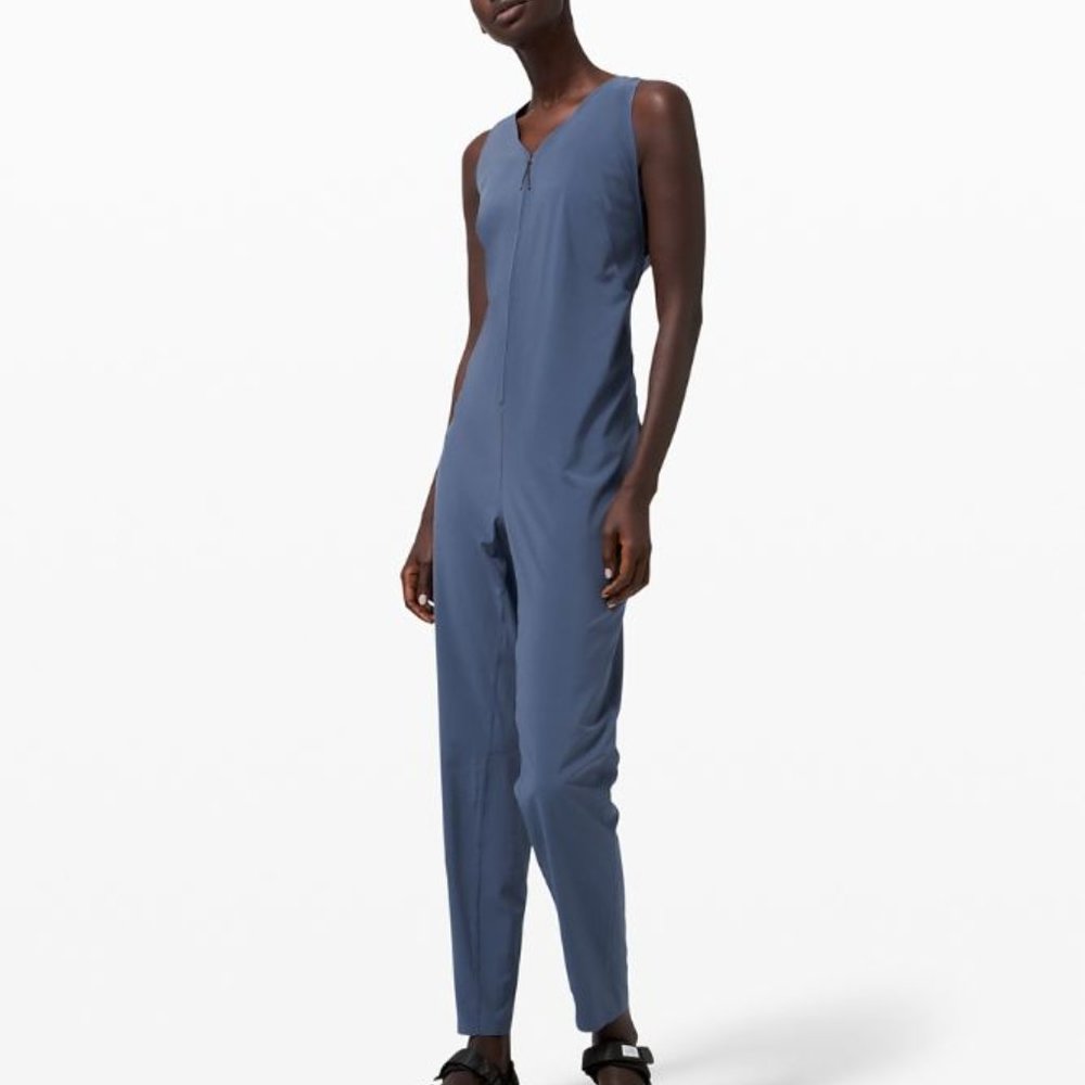 NWT Lululemon Athletica Jumpsuit Ink Blue Size 4